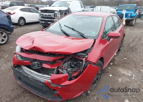2020 Toyota Corolla Le z USA, uszkodzony, nr VIN JTDEPRAE5LJ098490